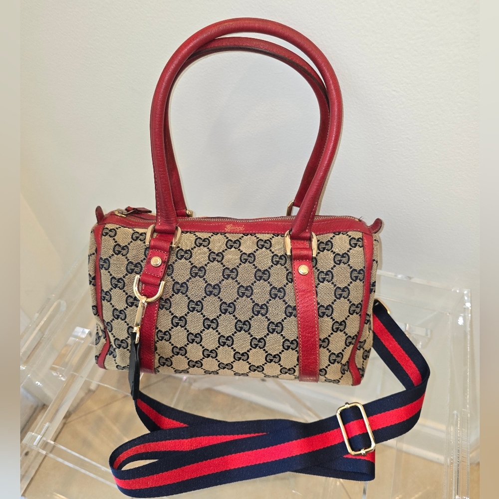 Gucci GG Canvas Abbey Boston Bag